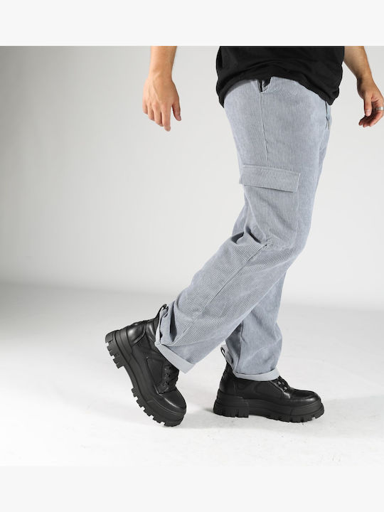 Leder Schwarz Stiefel