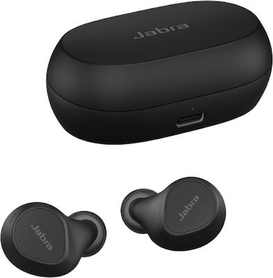 Jabra Earbud Bluetooth Handsfree Ακουστικά με Θήκη Φόρτισης Μαύρα