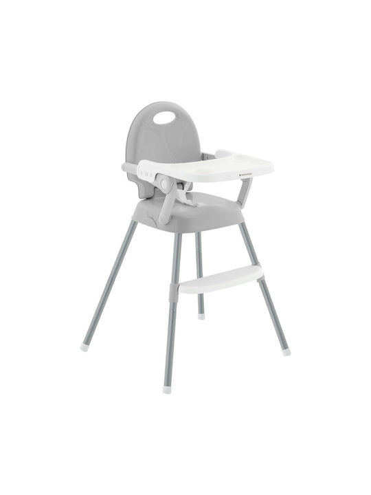 Kikka Boo Spoony Baby Highchair 3 in 1 With Adjustable Height Gray