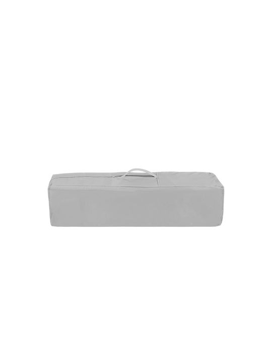 Kikka Boo NIghty Night Playpen 2 Levels with Changing Table & Mattress Gray 65x125cm