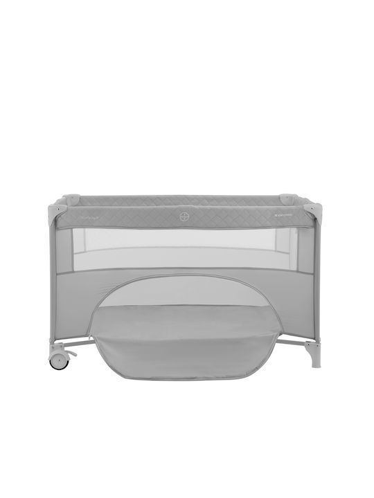 Kikka Boo NIghty Night Playpen 2 Levels with Changing Table & Mattress Gray 65x125cm