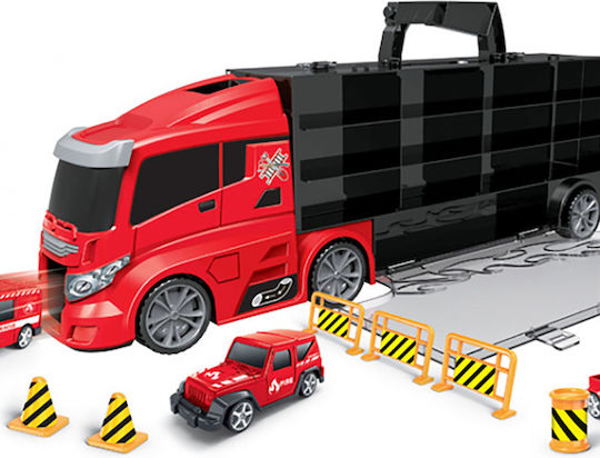 Luna Mega Truck Super Case Camion De Pompieri Pentru 3+ Ani