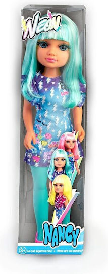 Giochi Preziosi Neon Look Blue Hair Κούκλα Neon Look Blue Hair για 3+ Ετών 43εκ.