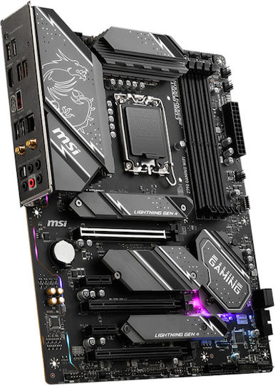 MSI Z790 Gaming Plus Wi-Fi Motherboard ATX με Intel 1700 Socket 7E06-026R 801-7E06-023
