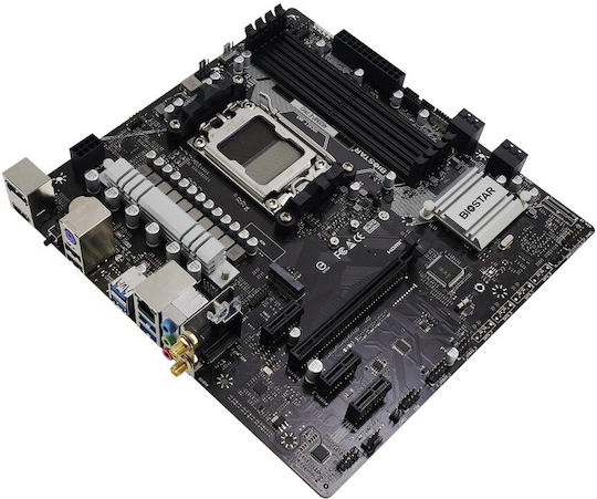 Biostar A620MP-E PRO v6.0 Wi-Fi Дънна платка Micro ATX с AMD AM5 Сокет