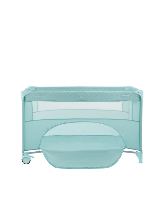 Kikka Boo NIghty Night Laufstall 2 Ebenen mit Wickeltisch & Matratze Mint 65x125cm