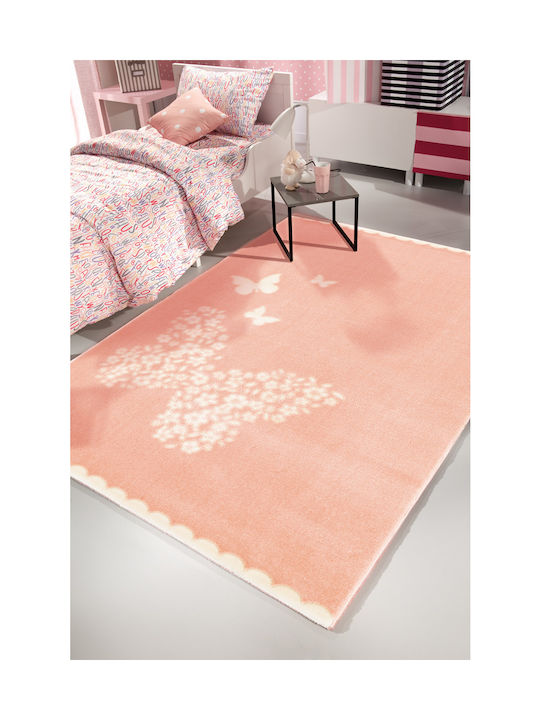Saint Clair Contessa Kinder Teppich Schmetterlinge Rosa 150x200cm