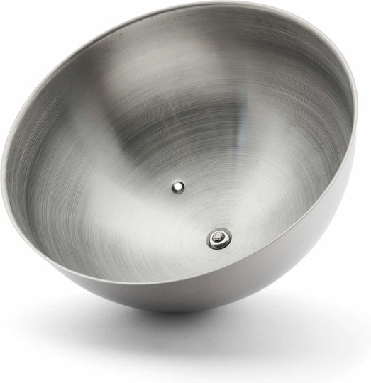 De Buyer Commercial Serving Round Plate Stainless Cover with Hole 30x30cm