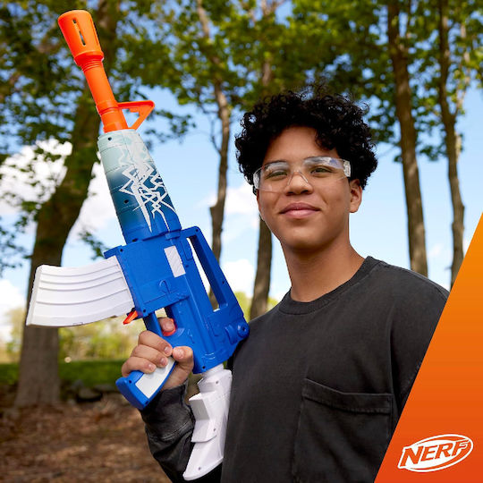 Nerf Lansator Rad Ar Blue Shock Fortnite pentru 8++ Ani F4108