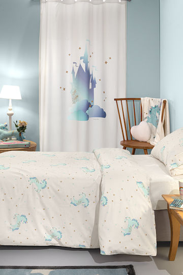 Saint Clair Set Kids Duvet Cover Single Aqua
