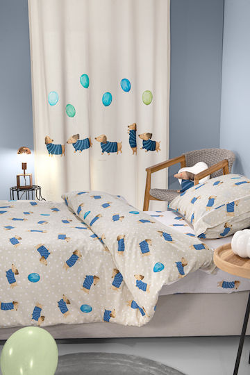 Saint Clair Kids Duvet Cover Set Single Blue