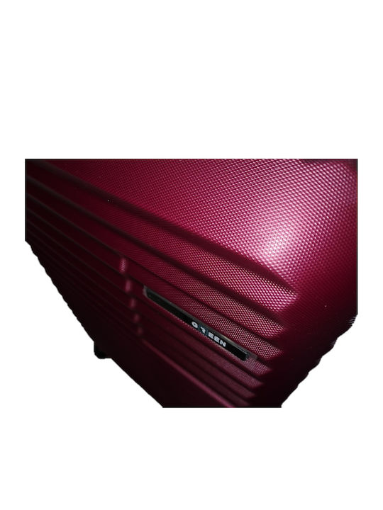Rain Rain Hart Burgundisch Maximalhöhe 76cm mit 4 Räder Koffer-Set 3 Stück