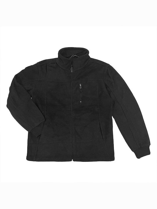 Ustyle Men's Sweatshirt Jacket Black