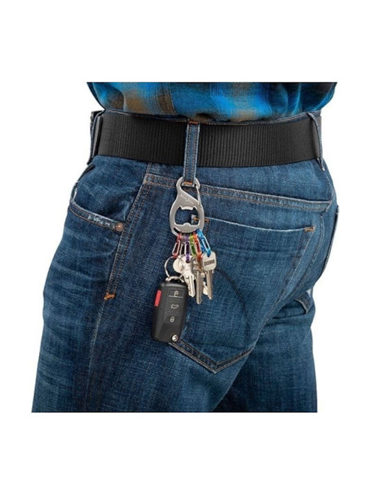 Niteize Μπρελόκ Ανοιχτήρι Keyrack Μεταλλικό Ασημί