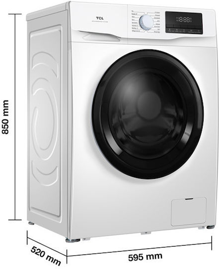 TCL Πλυντήριο Ρούχων 8kg 1400 Στροφών FF0814WA0