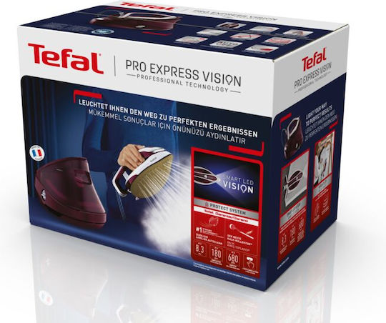 Tefal Pro Express Vision Σύστημα Σιδερώματος Πίεσης 8.1bar με Δοχείο 1.2lt