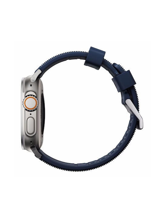 Nomad Rugged V2 Λουράκι Σιλικόνης Μπλε (Apple Watch 42/44/45mm/Ultra 49mm)