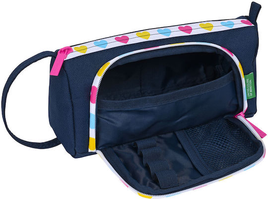 Benetton Love Benetton Gefüllte Stoff-Federmäppchen Blau