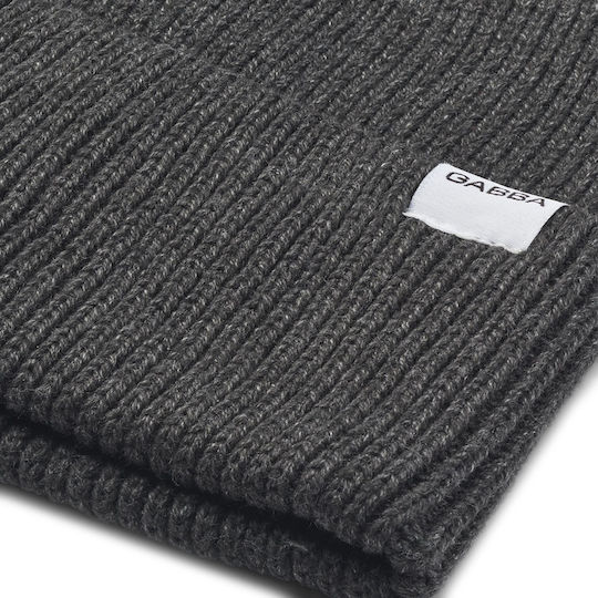 Beanie Ανδρικός Σκούφος Πλεκτός σε Γκρι χρώμα