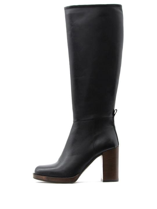 Debutto Donna Leather Women's Boots Black