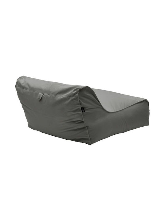 Pouf Liegestuhl Wasserdicht Leandro Anthrazit 105x110x60cm