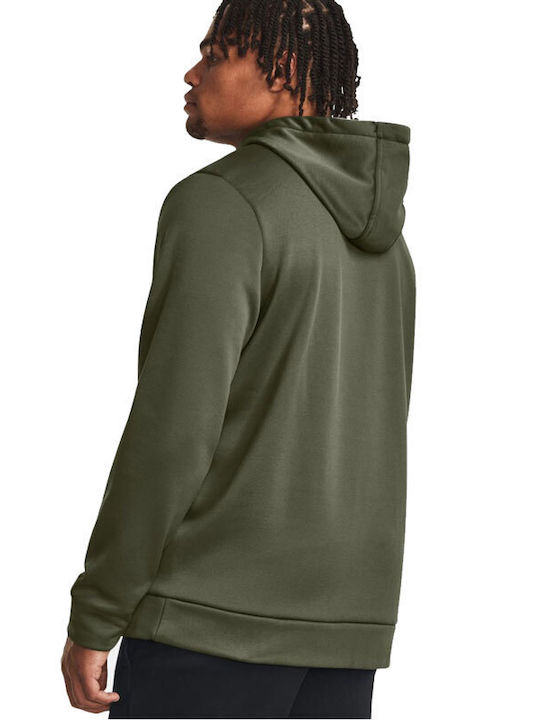 Under Armour Herren Sweatshirt mit Kapuze und Taschen Khaki