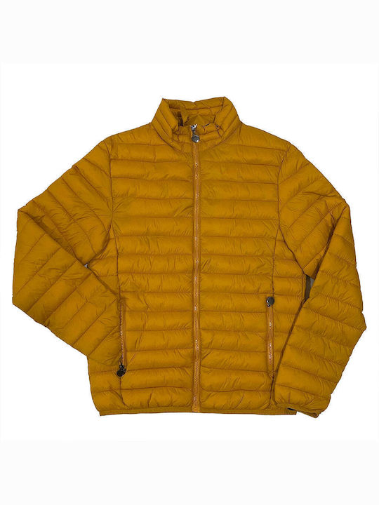 Ustyle Men's Winter Jacket Yellow