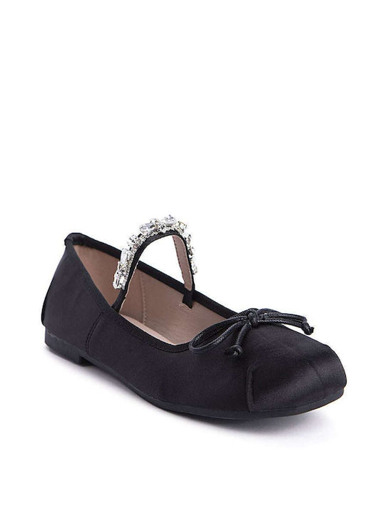 Keep Fred Synthetic Leather Ballerinas Black