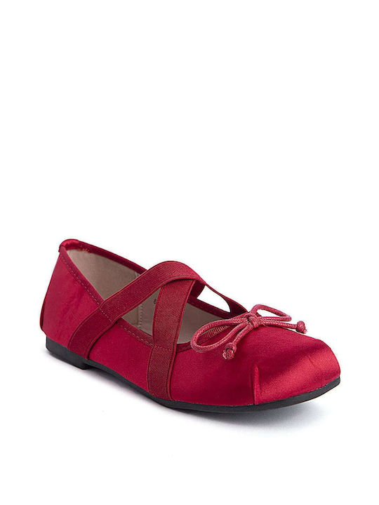 Keep Fred Synthetic Leather Ballerinas Red