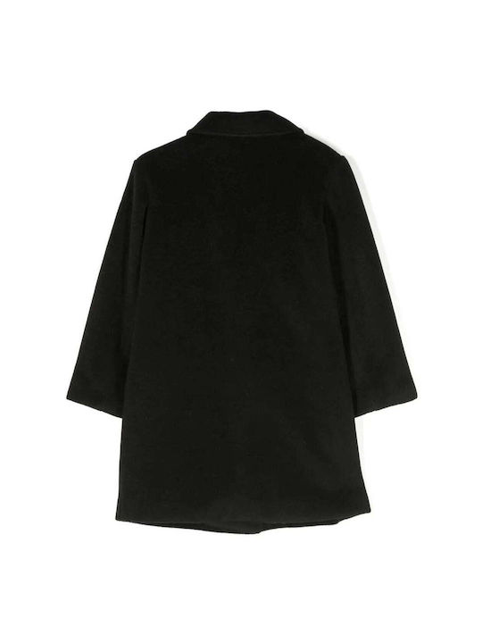 Twinset Girls Coat Black with Lining