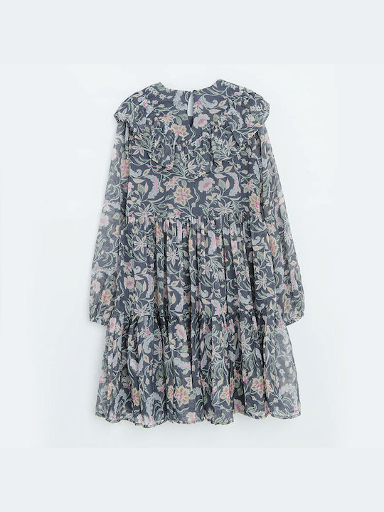 Long Sleeve Dress Gray