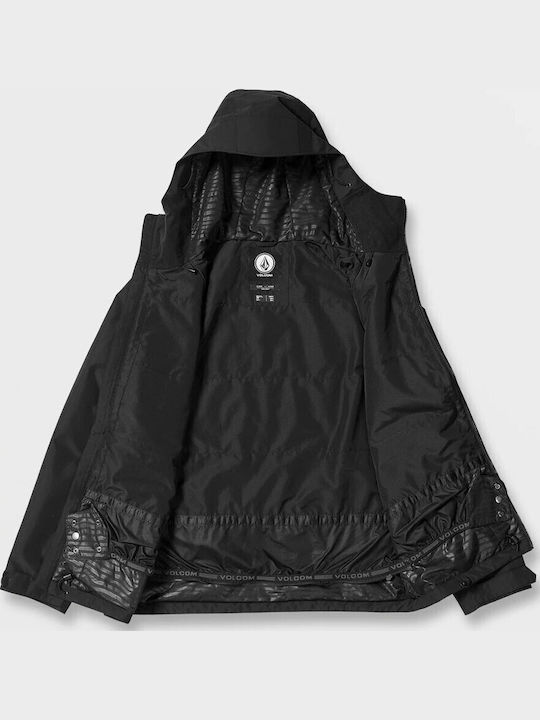 Volcom 2836 G0452408-BLK Männer Jacke aus für Ski & Snowboard Schwarz