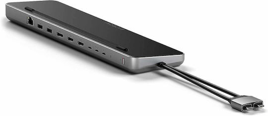Satechi USB-C Stație de andocare cu HDMI Ethernet Gri (ST-DDSM)