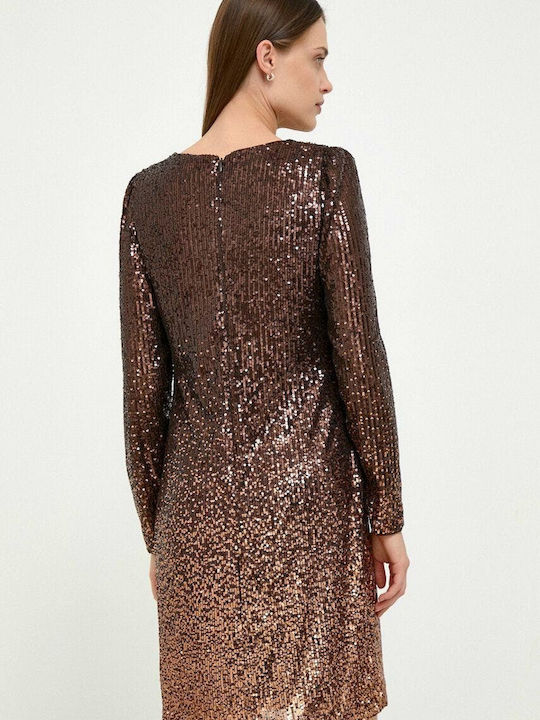 DKNY Mini Dress Brown