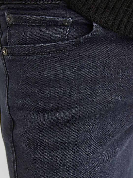 Ανδρικό Παντελόνι Τζιν Ελαστικό με Slim Εφαρμογή Μπλε