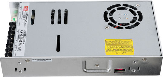 GloboStar Adjustable LED Power Supply IP20 Power 600W with Output Voltage 24V