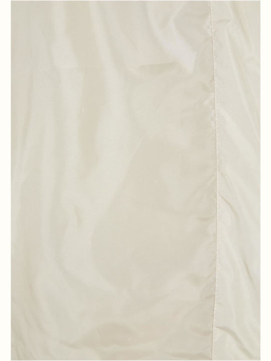 Kurz Damen Puffer Jacke für Winter Softseagrass/Whitesand