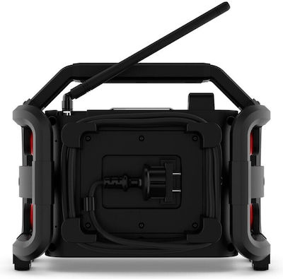 PerfectPro Rockpro Radio de masă Reîncărcabil DAB+ cu Bluetooth și USB Negru