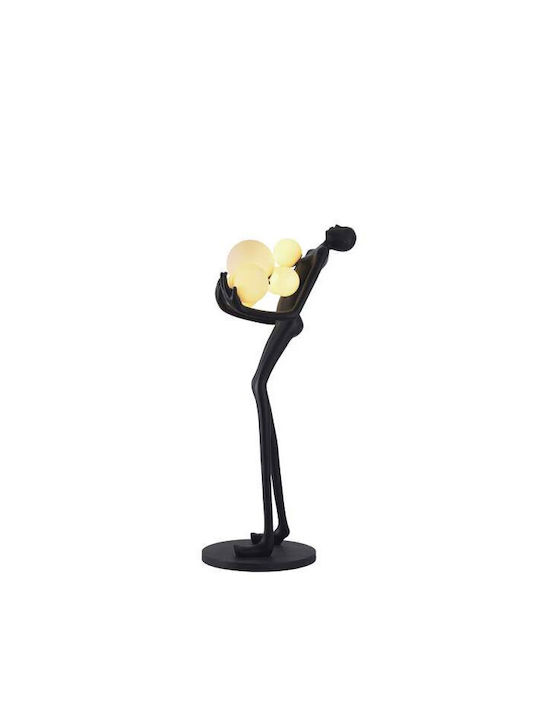 Atman LED Stehleuchte H180xB80cm. Schwarz