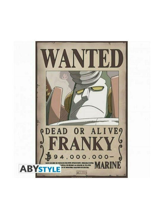 Abysse Афиш One Piece: Wanted Franky 52x38см