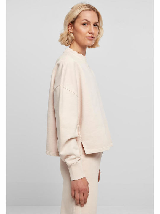Long Women's Sweatshirt Pink
