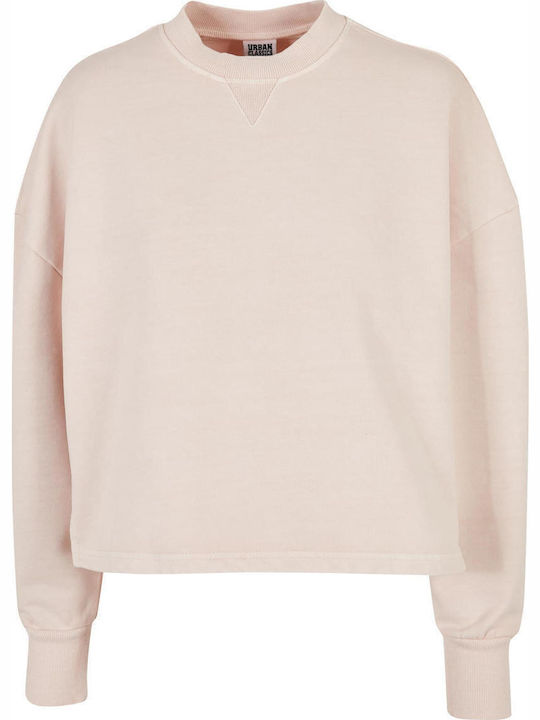 Long Women's Sweatshirt Pink