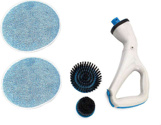 Muscle Scrubber Factory Plastic Rotating Cleaning Brush with Handle White