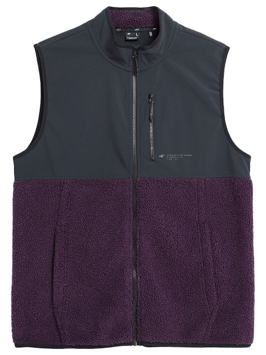 Ärmellos Jacke Lila