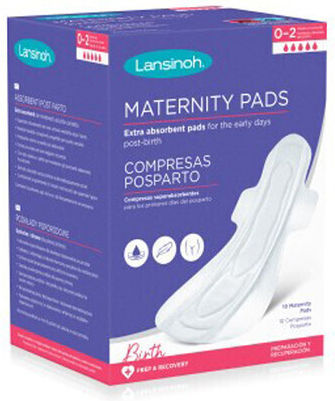 Lansinoh Absorbante Absorbante sanitare cu aripi 10buc