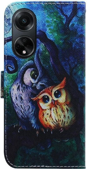 Coloured Drawing Wallet Πράσινο (Oppo A98)