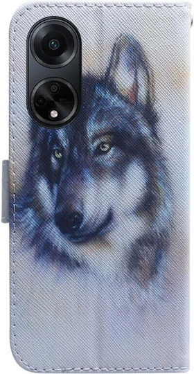 Coloured Drawing Wallet Λευκό (Oppo A98)