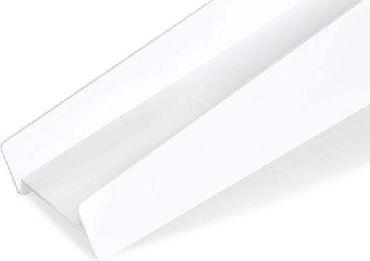 Polihome Rutsche Lotta 155x45x68cm. für 2+ Jahre Jahre Weiß