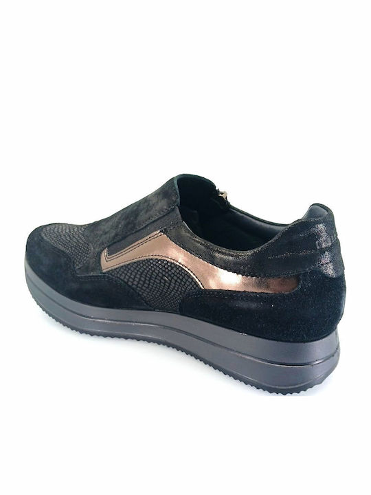 Damen Anatomisch Sneakers Schwarz