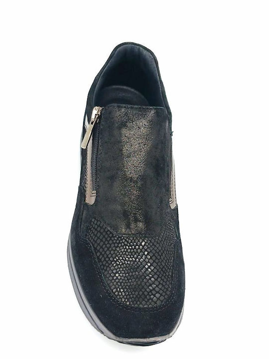 Damen Anatomisch Sneakers Schwarz